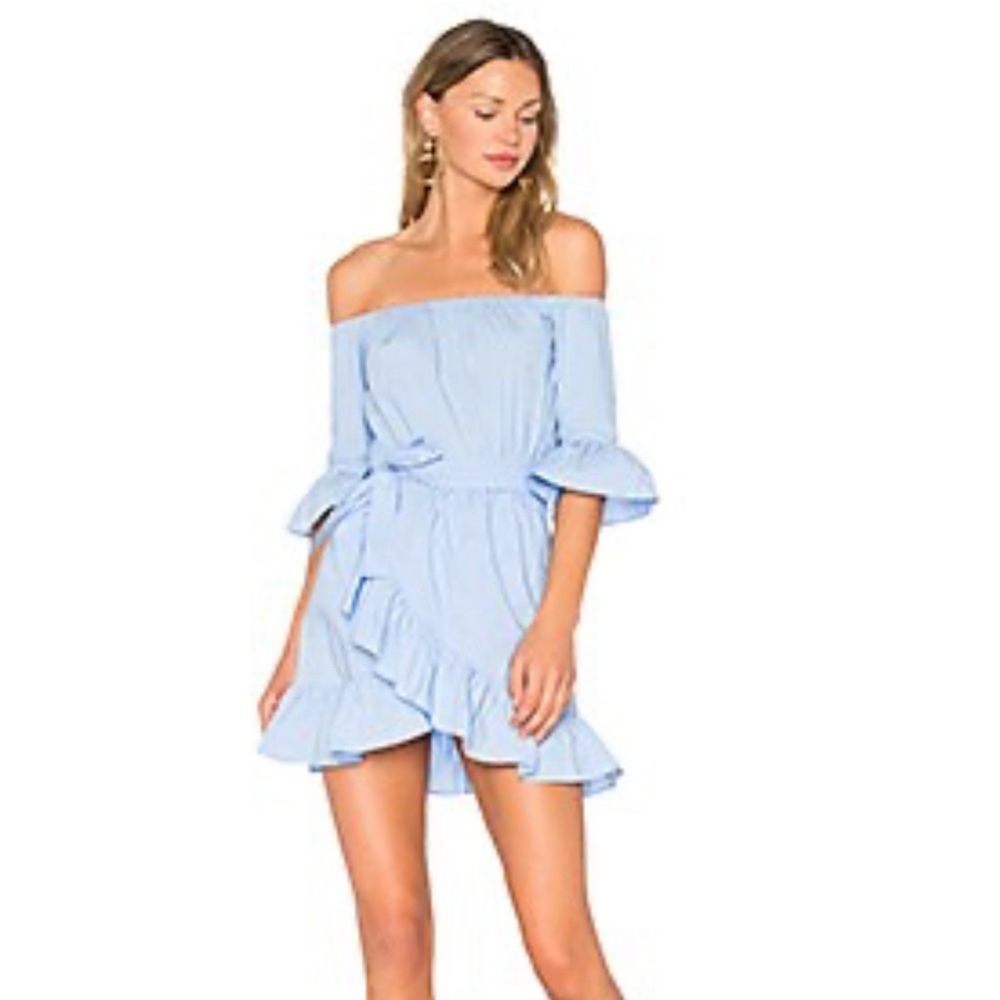 Lovers & Friends Cora Off Shoulder Ruffle Dress